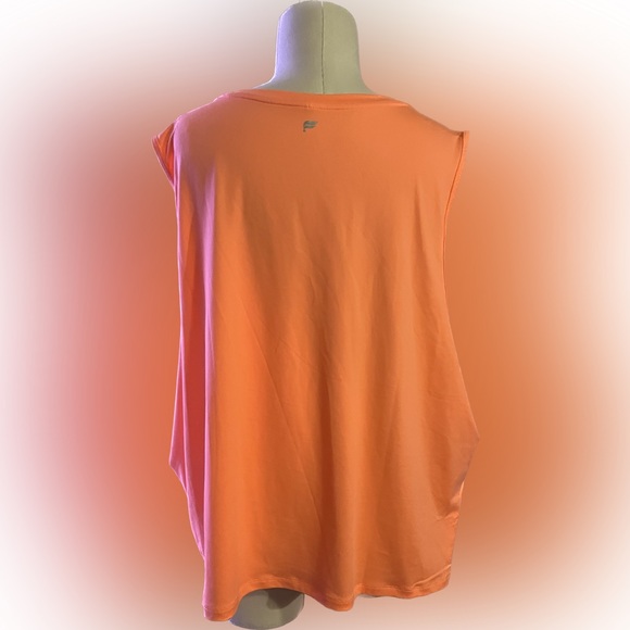 Fabletics Dry Flex Muscle Tank Orange Size 3X - Picture 3 of 4